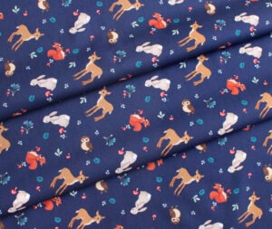 Michael Miller Fabrics / Midnight forest DC11375-NAVY Forest Babies Navy