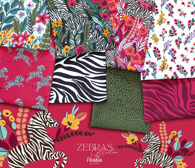 入荷しました Cloud9 Fabrics “Zebras Collection”