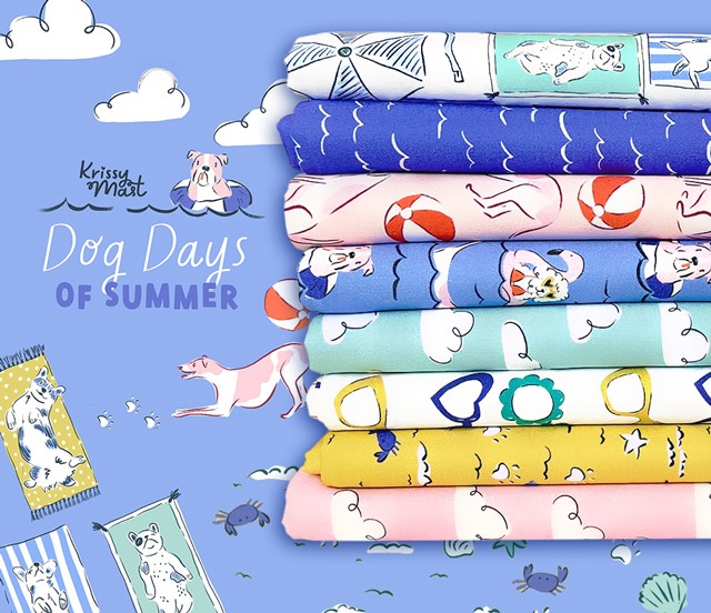 入荷しました Cloud9 Fabrics Dog Days of Summer Collection