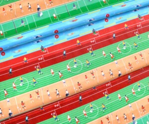 Paintbrush Studio Fabrics / Global Games 12025143 Let The Games Begin