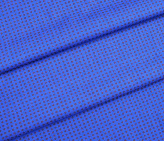 Windham Fabrics / Heather Ross Ruby + Bee Blenders 54417-30 Dots Majorelle/Ink