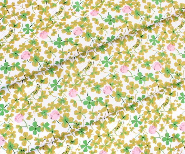 Windham Fabrics / Studio Edit by Heather Ross 37026D-6 Cricket Clover Pink
