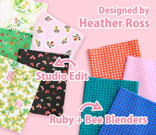 新入荷 Heather Ross 「Studio Edit」「Ruby + Bee Blenders」