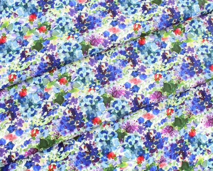 Clothworks / Garden Fresh Y4258-55 Hydrangeas Multi