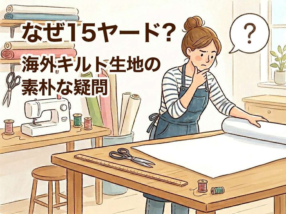なぜ15ヤード? - 海外キルト生地の素朴な疑問