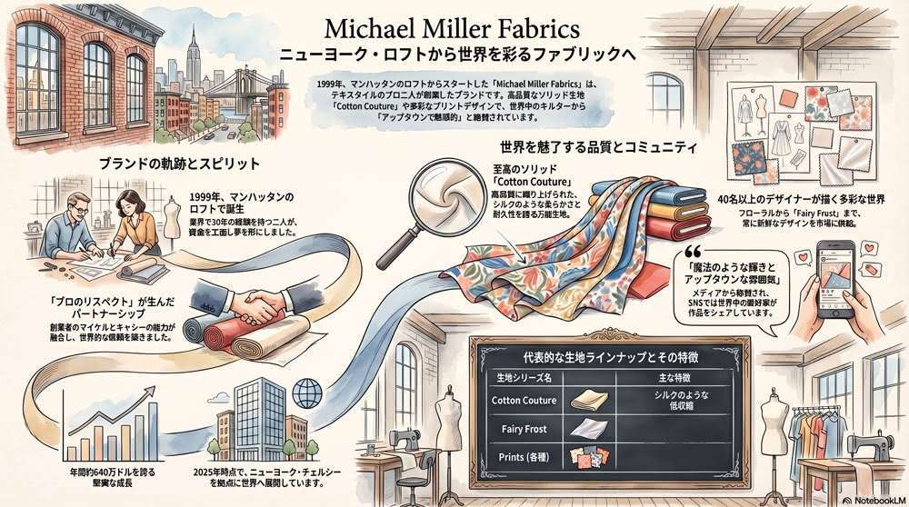 Michael Miller Fabrics ブランド紹介 - マイケルミラーとは