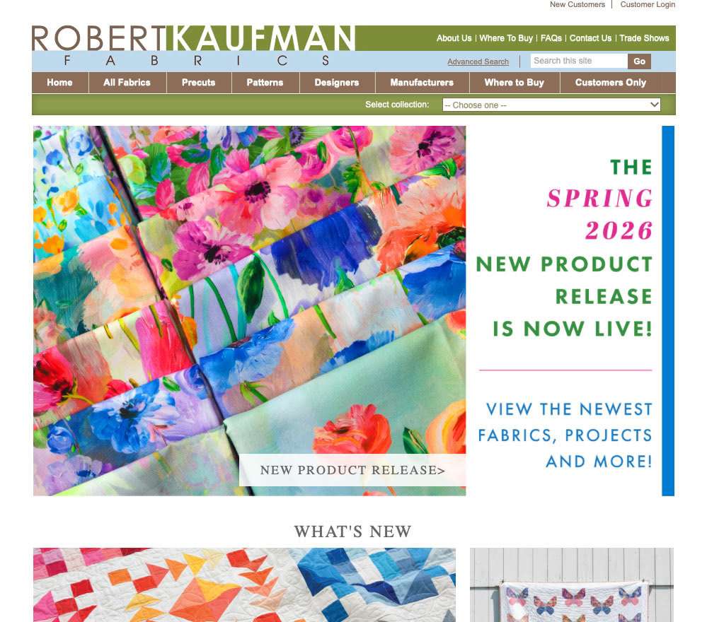 Robert Kaufman Fabrics とは？世界中のキルターを魅了しつつける老舗ブランド