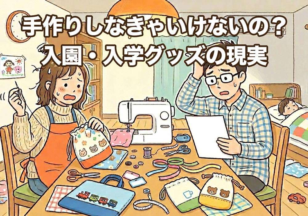 手作りしなきゃいけないの？ 入園・入学グッズの現実