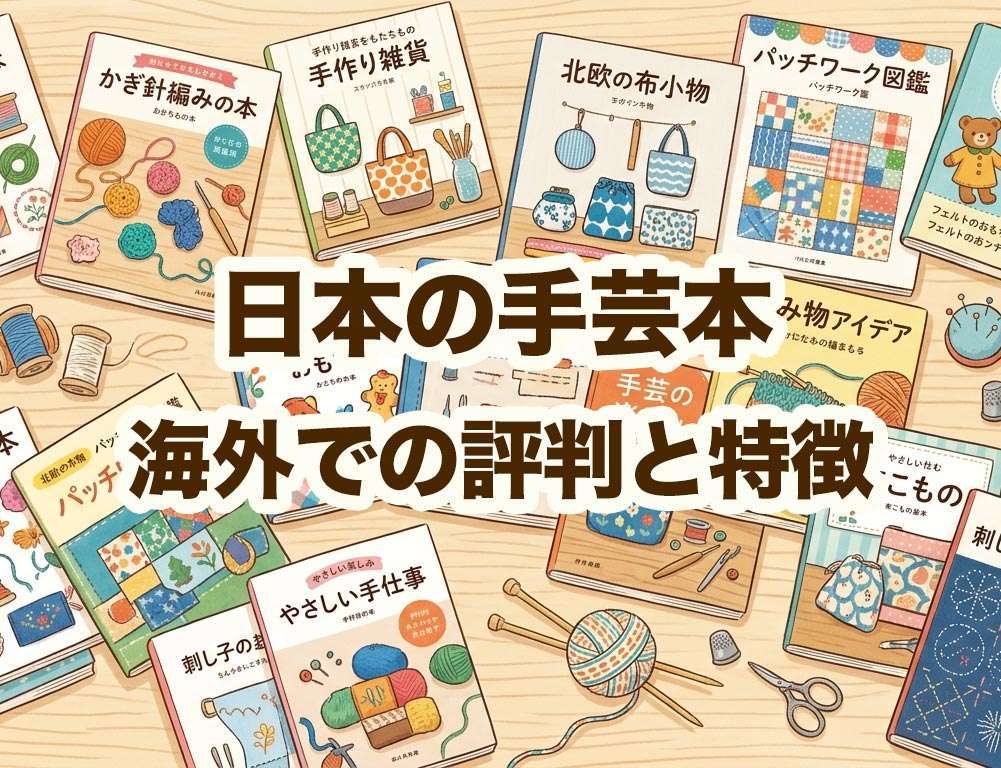 日本の手芸本 - 海外での評判と特徴