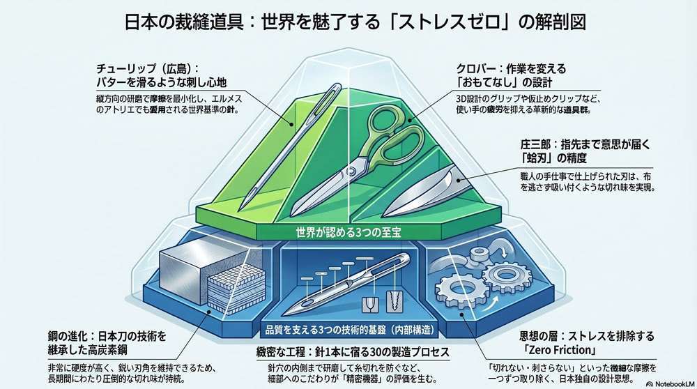 世界で愛される日本の裁縫道具