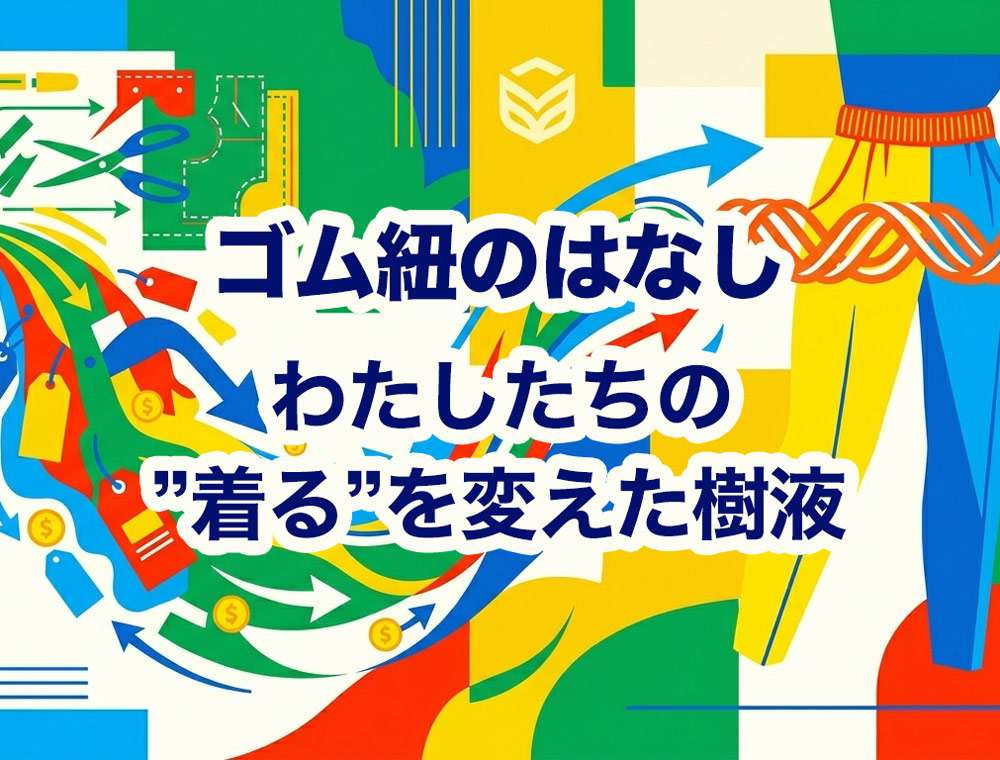 ゴム紐のはなし- わたしたちの「着る」を変えた樹液