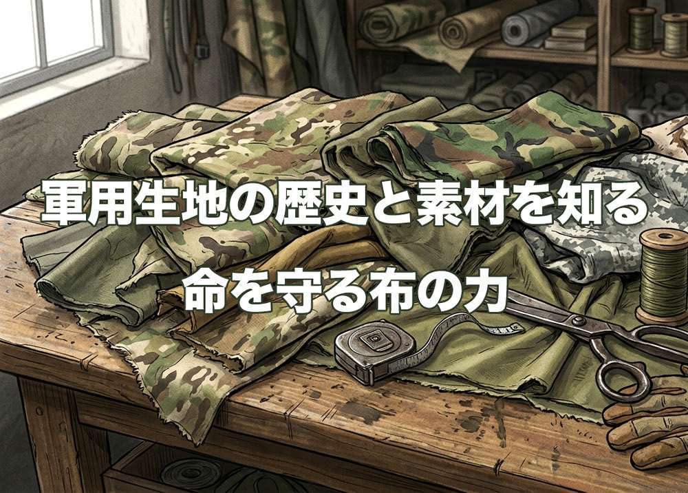 軍用生地の歴史と素材を知る - 命を守る布の力