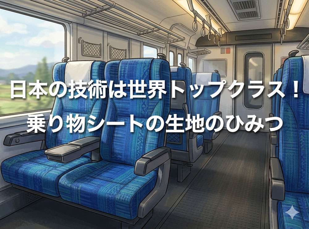 日本の技術は世界トップクラス！乗り物シートの生地のひみつ