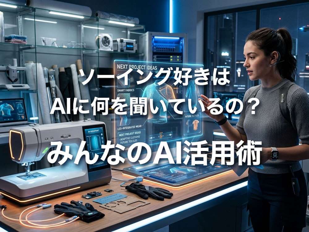 ソーイング好きはAIに何を聞いているの？みんなのAI活用術