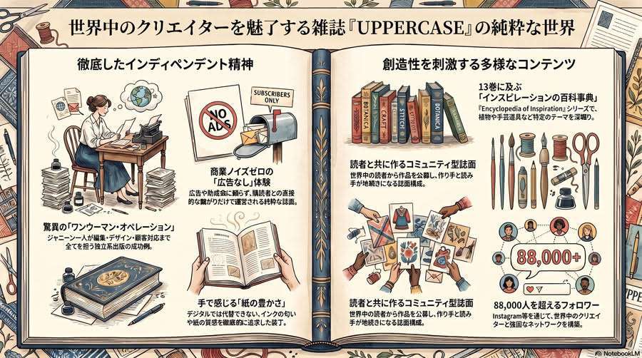 UPPERCASE - 世界中のクリエイターから愛される雑誌