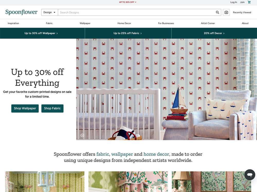 Spoonflower - "こんな柄の布があったらいいのに"を叶えるプラットフォーム