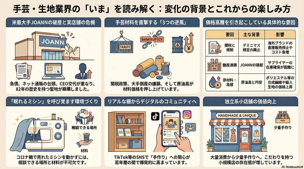 アクセス上位6記事まとめ — 手芸・生地業界の「いま」を読む