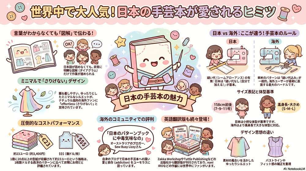 日本の手芸本 - 海外での評判と特徴