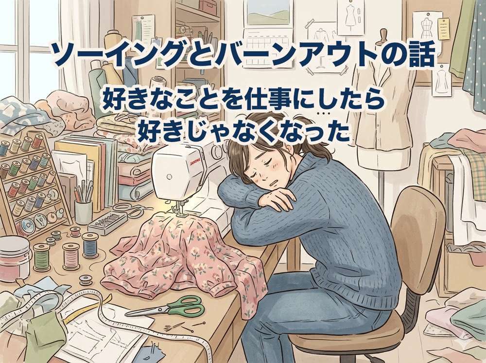 ソーイングとバーンアウトの話