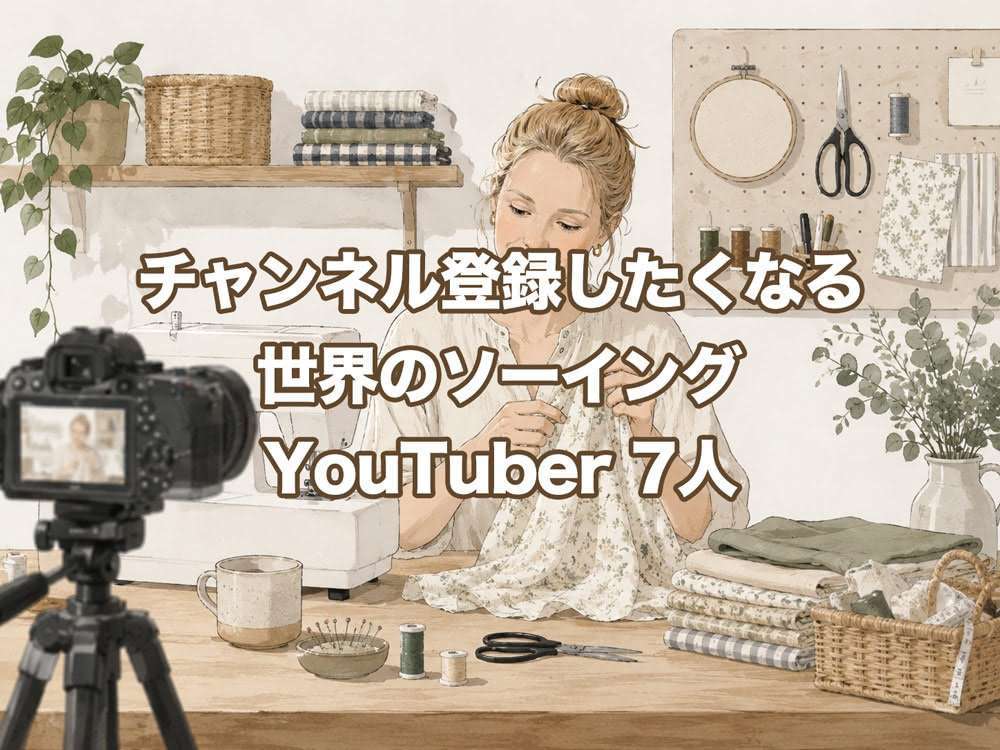 チャンネル登録したくなる世界のソーイング YouTuber 7人