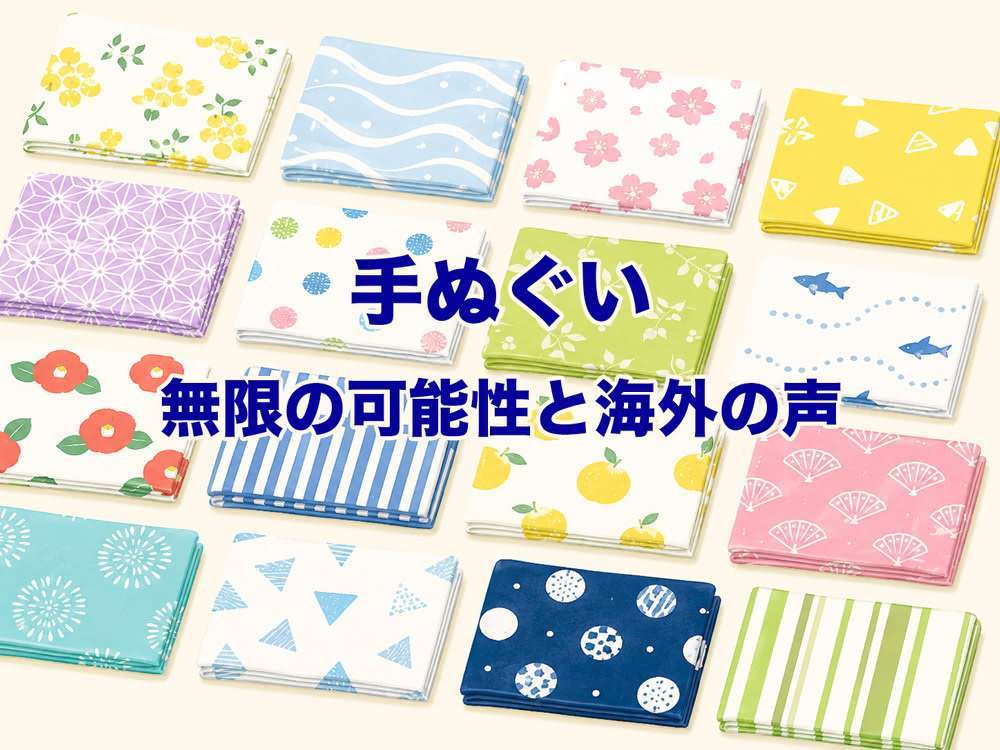 手ぬぐい - 無限の可能性と海外の声