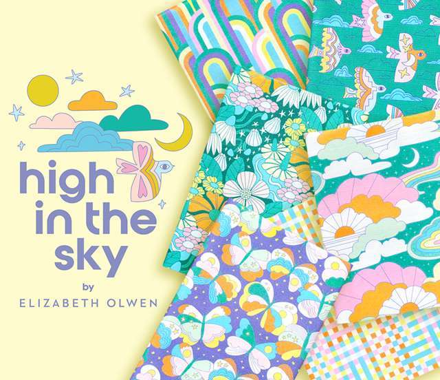 Cloud9 Fabrics High in The Sky Collection by Elizabeth Olwen