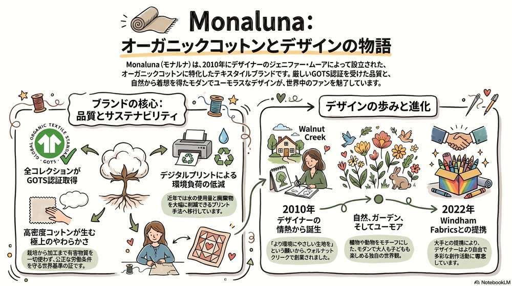 Monaluna (モナルナ)とは? カリフォルニア発のファブリックブランド