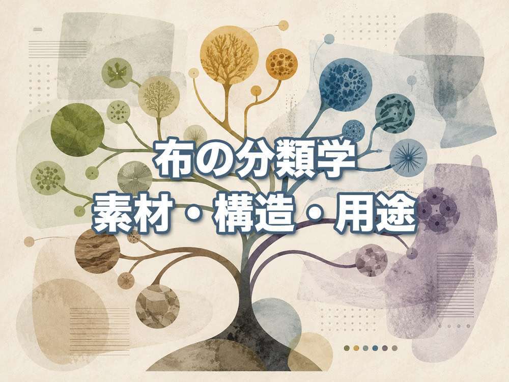 布の分類学 – 素材・構造・用途
