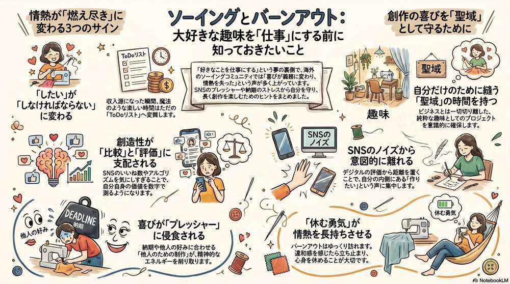 ソーイングとバーンアウトの話