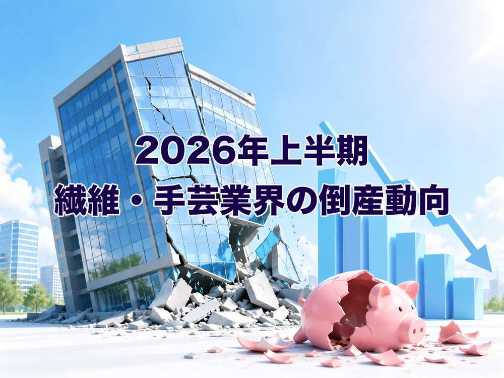2026年上半期 - 繊維・手芸業界の倒産動向