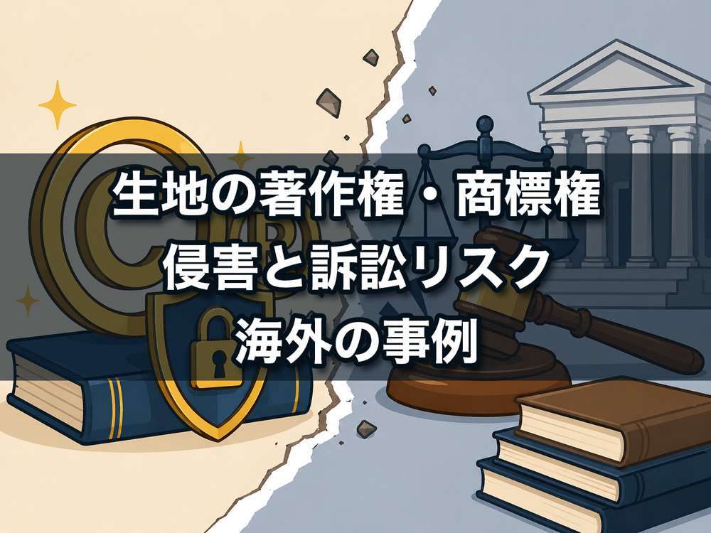 生地の著作権・商標権の侵害と訴訟リスク – 海外の事例