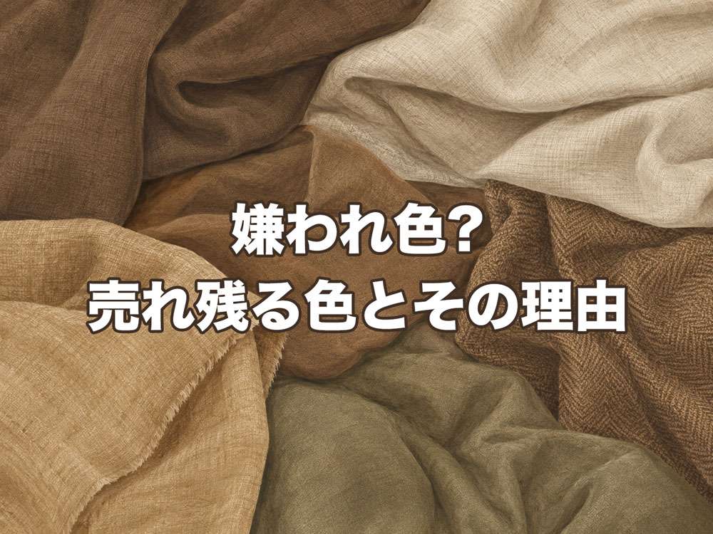 嫌われ色? 売れ残る色とその理由