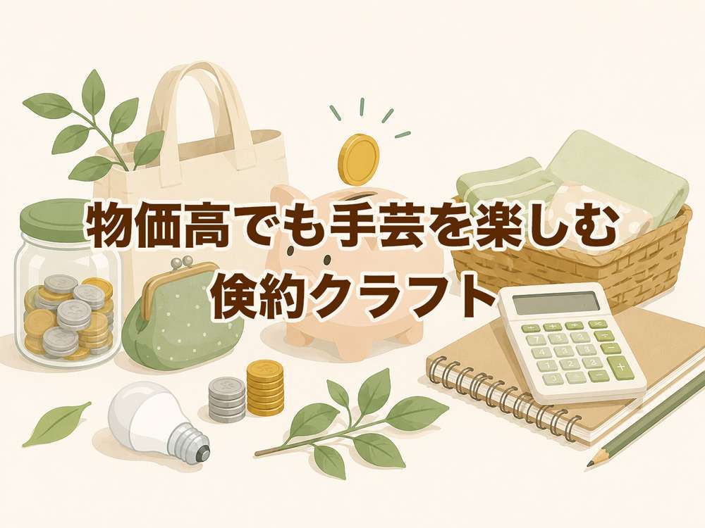 倹約クラフト - 物価高でも手芸を楽しむ
