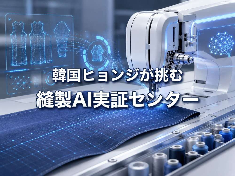 韓国ヒョンジが挑む「縫製AI」実証センター