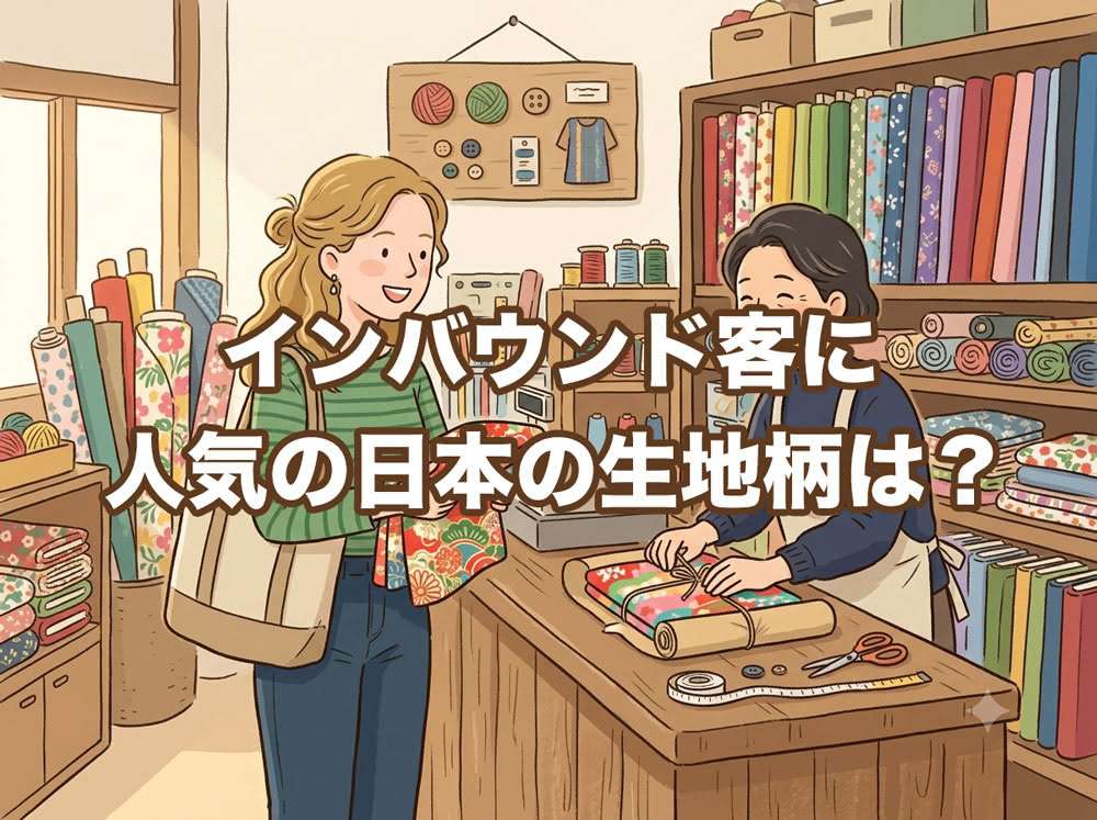 インバウンド客に人気の日本の生地柄は？