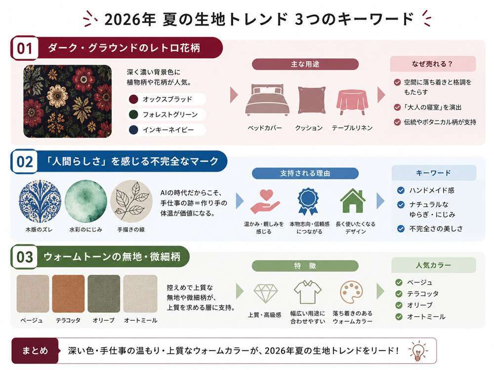 今、海外の生地バイヤーが選ぶもの - デザイントレンド 2026年6月