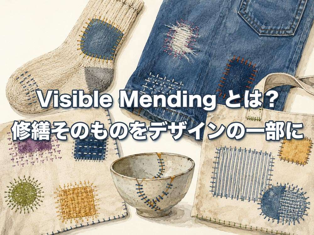 Visible Mending とは？ - 修繕そのものをデザインの一部に