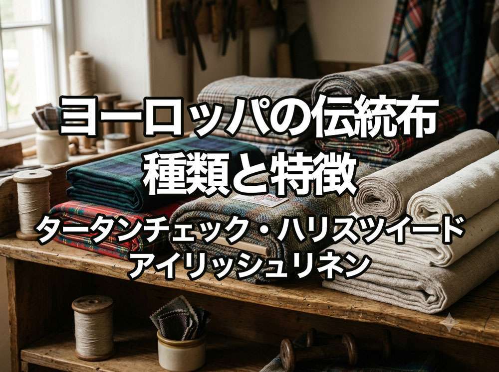 ヨーロッパの伝統布の種類と特徴