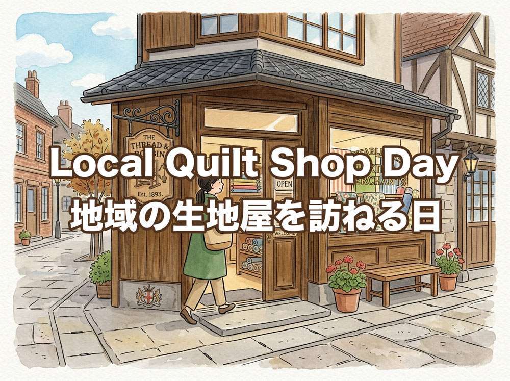 Local Quilt Shop Day – 地域の生地屋を訪ねる日