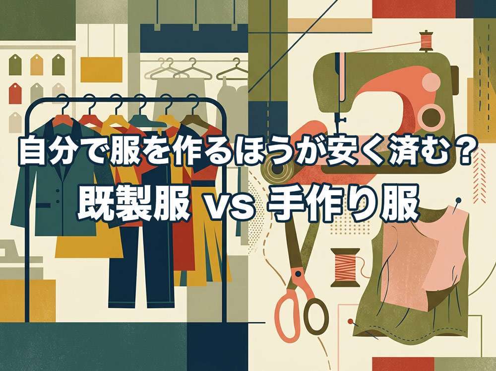 自分で服を作るほうが安く済むか？