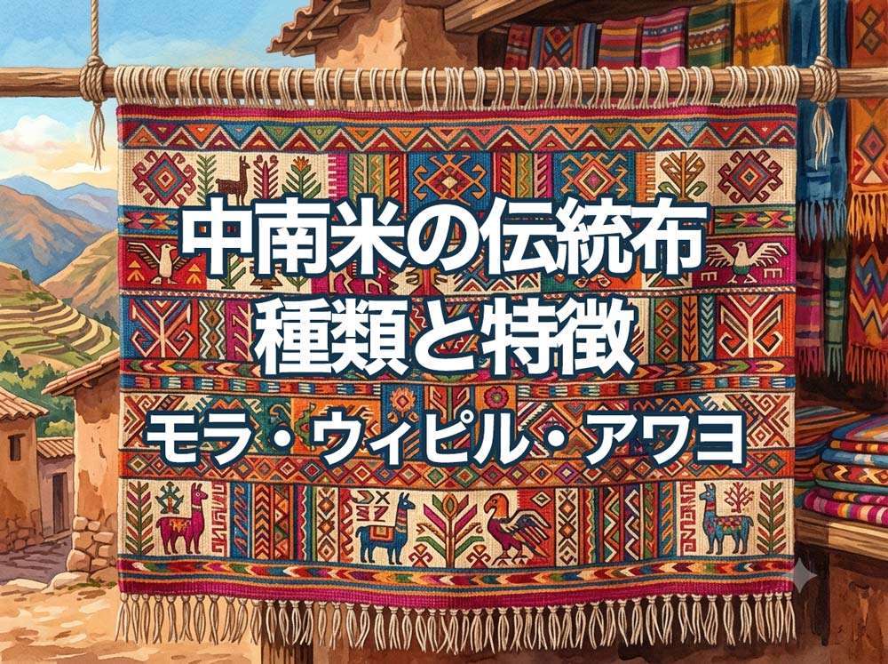 中南米の伝統布の種類と特徴