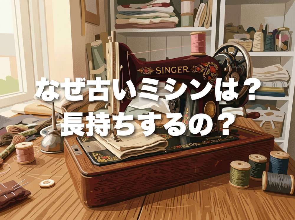 古いミシンほど長持ちするのはなぜ？