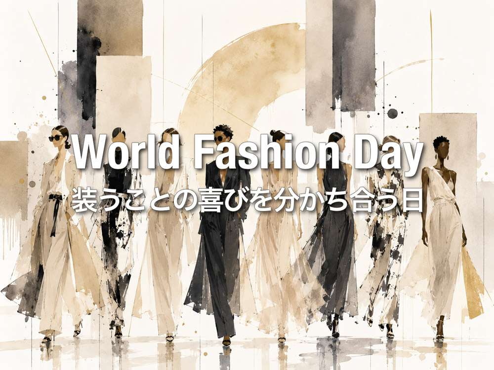 8月21日は World Fashion Day（世界ファッションデー）