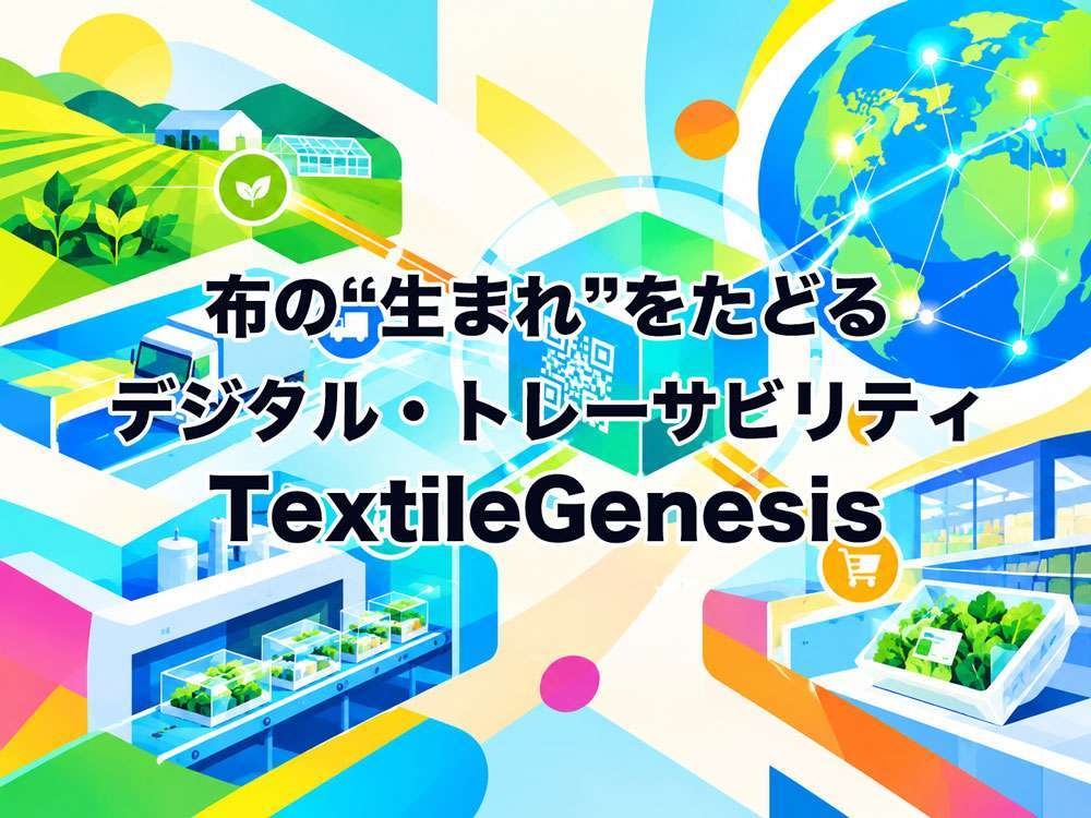 布の“生まれ”をたどるデジタル・トレーサビリティ TextileGenesis