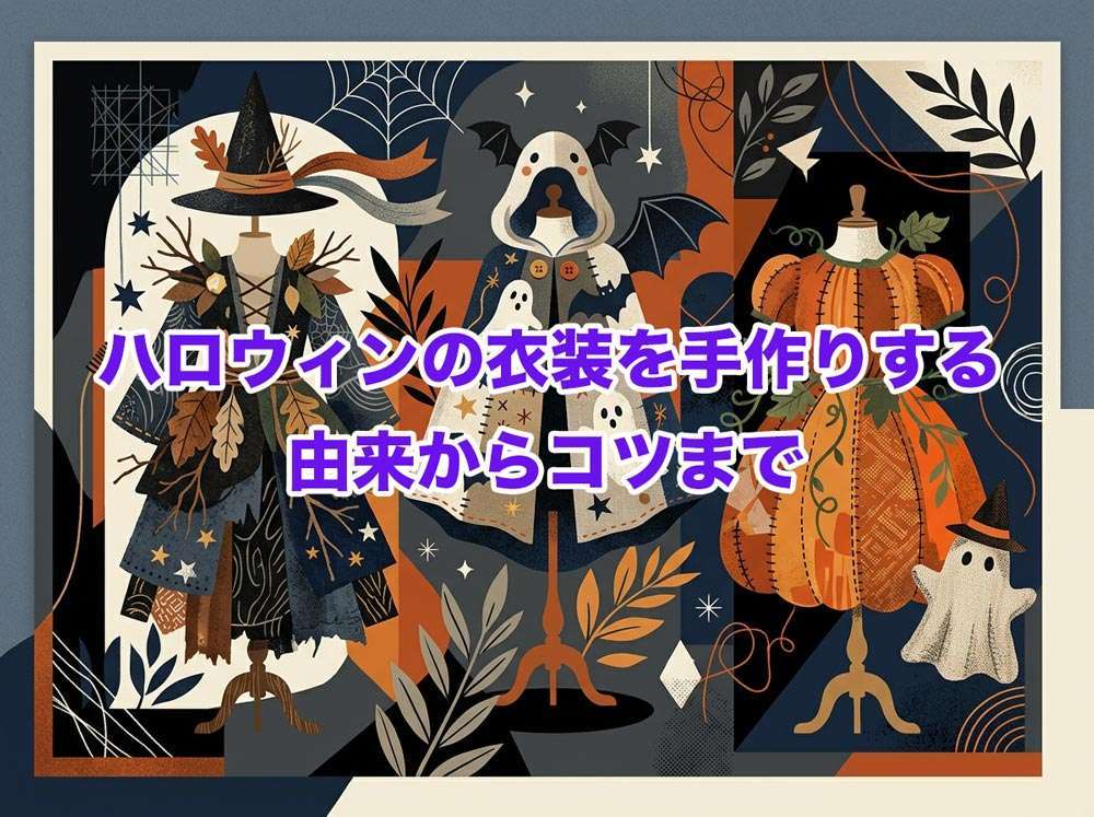 ハロウィンの衣装を手作りする – 由来から安全性・コツまで