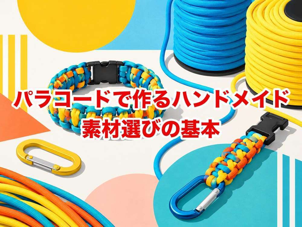 パラコードで作るハンドメイド – 素材選びの基本